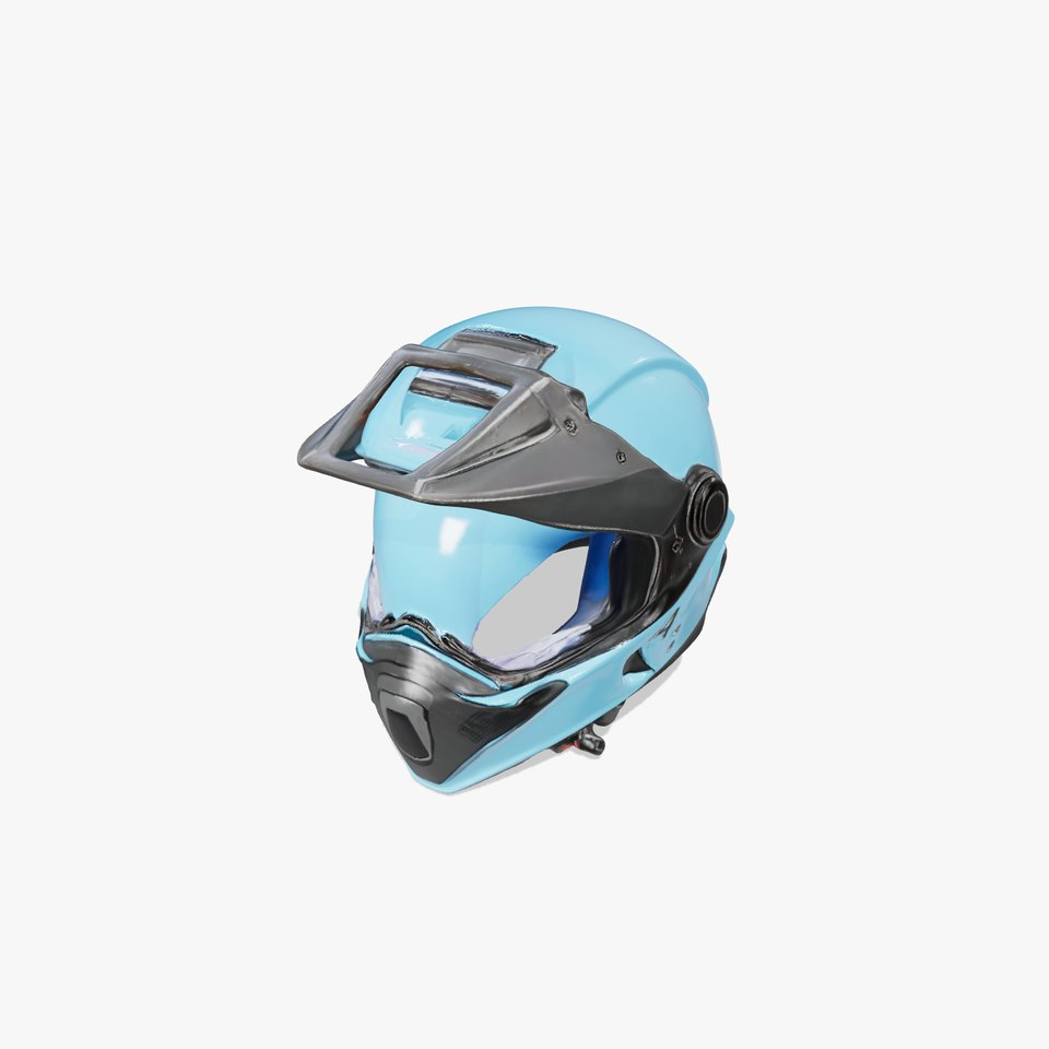 Azure Racing Helmet model pack
